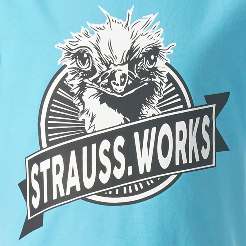 Kläder: e.s. t-shirt strauss works, barn + lapisturkos 2