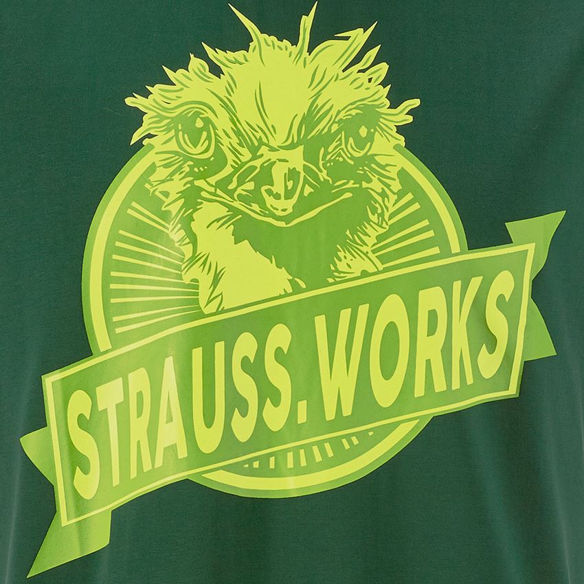 Kläder: e.s. T-shirt strauss works + grön 2