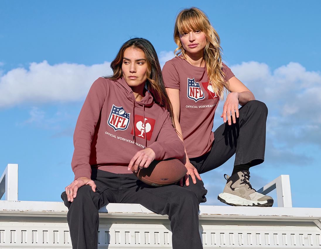 Samarbeten: NFL T-Shirt cotton, ladies + oxidröd 3