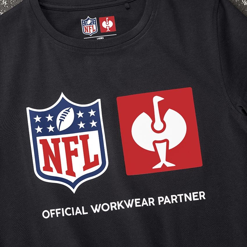 Samarbeten: NFL T-Shirt cotton, ladies + svart 2