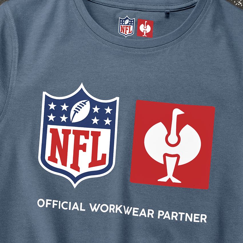 Samarbeten: NFL T-Shirt cotton, ladies + oxidblå 2