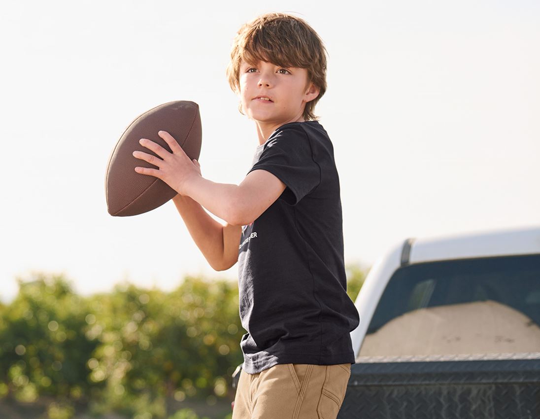 Samarbeten: NFL T-Shirt cotton, kids + svart 2