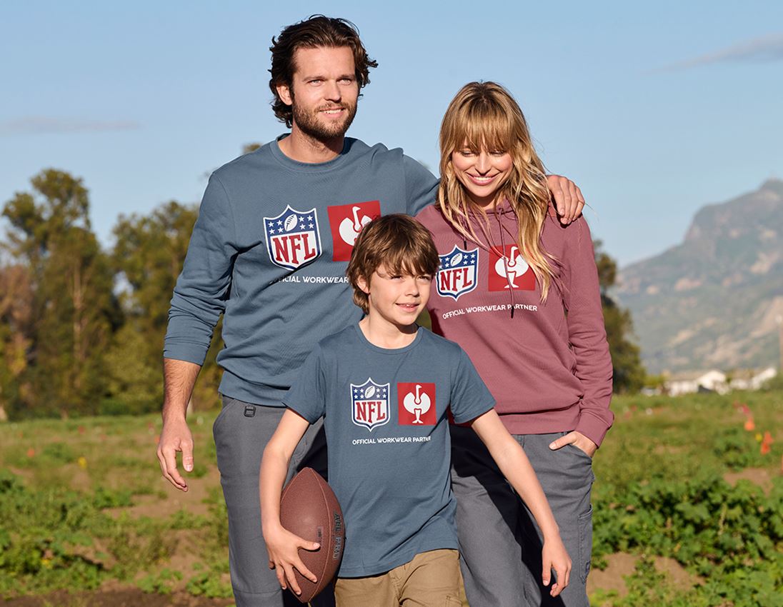 Samarbeten: NFL T-Shirt cotton, kids + oxidblå 1