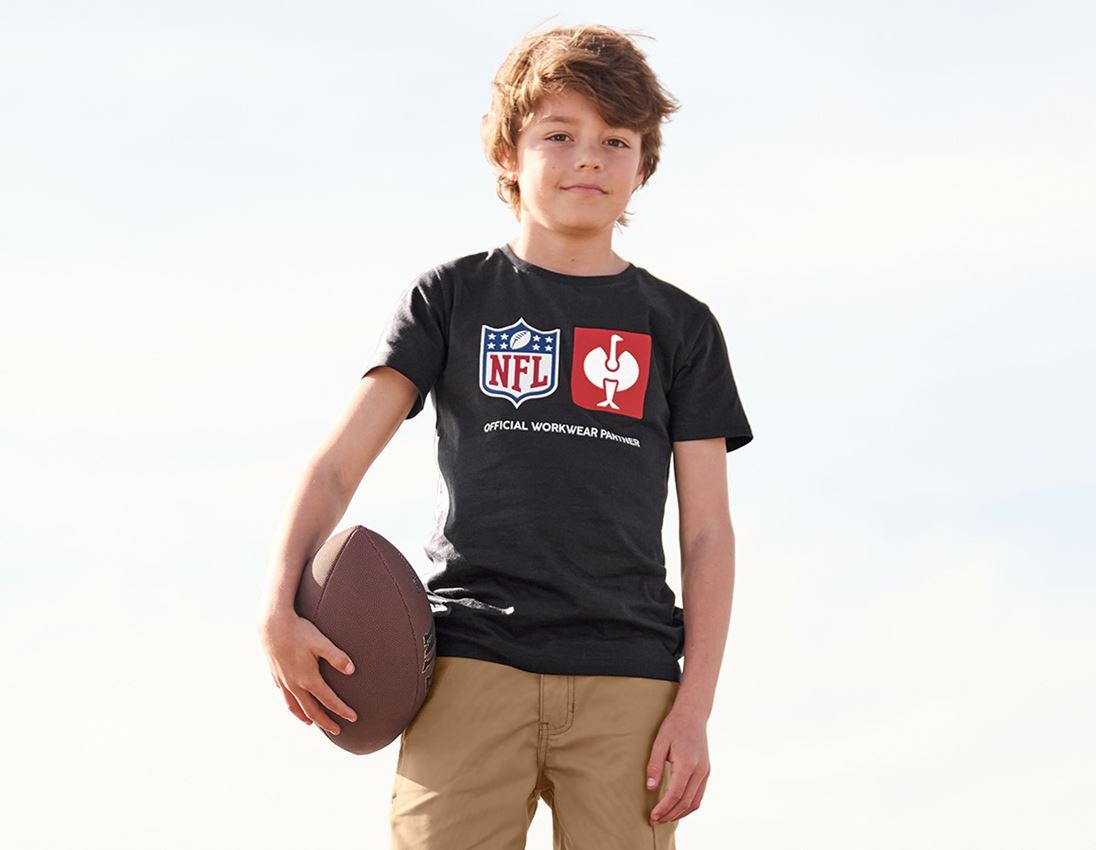 Samarbeten: NFL T-Shirt cotton, kids + svart