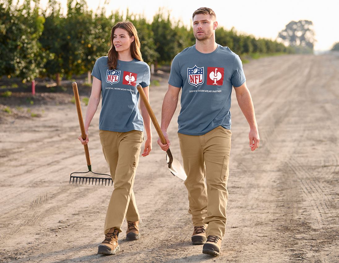 Samarbeten: NFL T-Shirt cotton + oxidblå 5