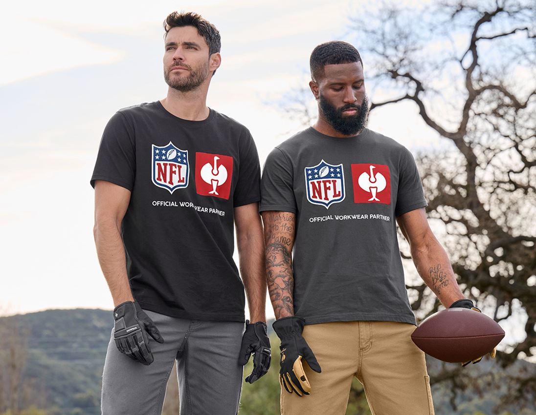 Samarbeten: NFL T-Shirt cotton + karbongrå 3