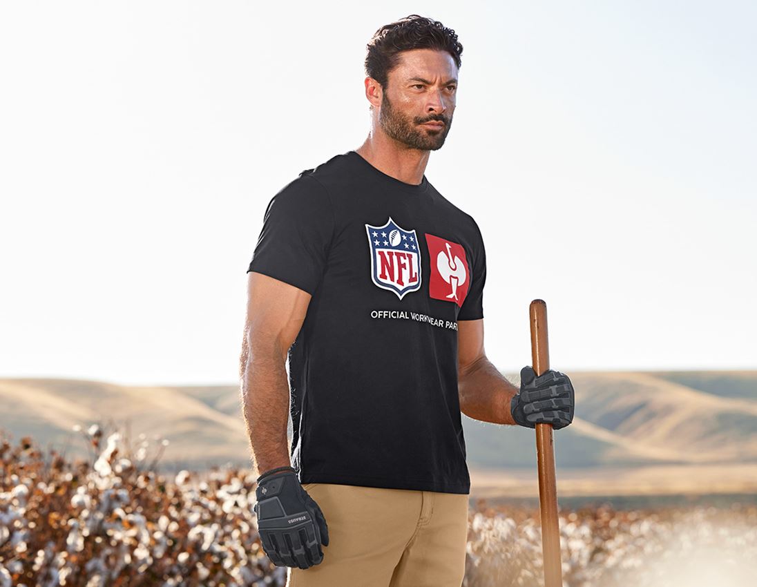 Clothing: NFL T-Shirt cotton + black 2