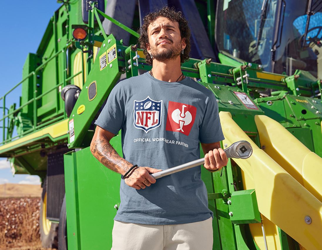 Samarbeten: NFL T-Shirt cotton + oxidblå