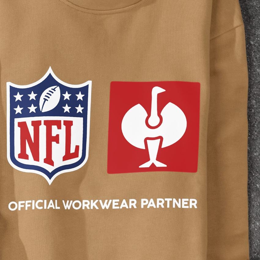 Collaborations: NFL Sweatshirt cotton + almondbrown 2