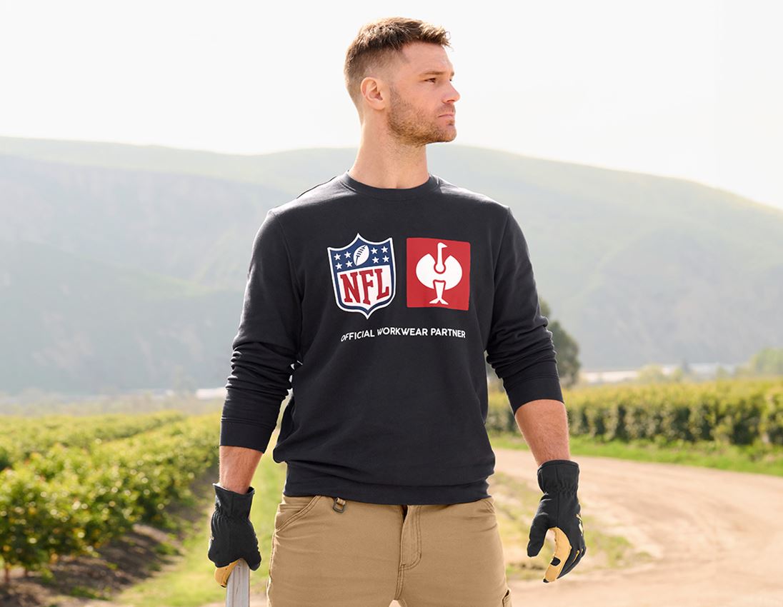 Överdelar: NFL Sweatshirt cotton + svart 2