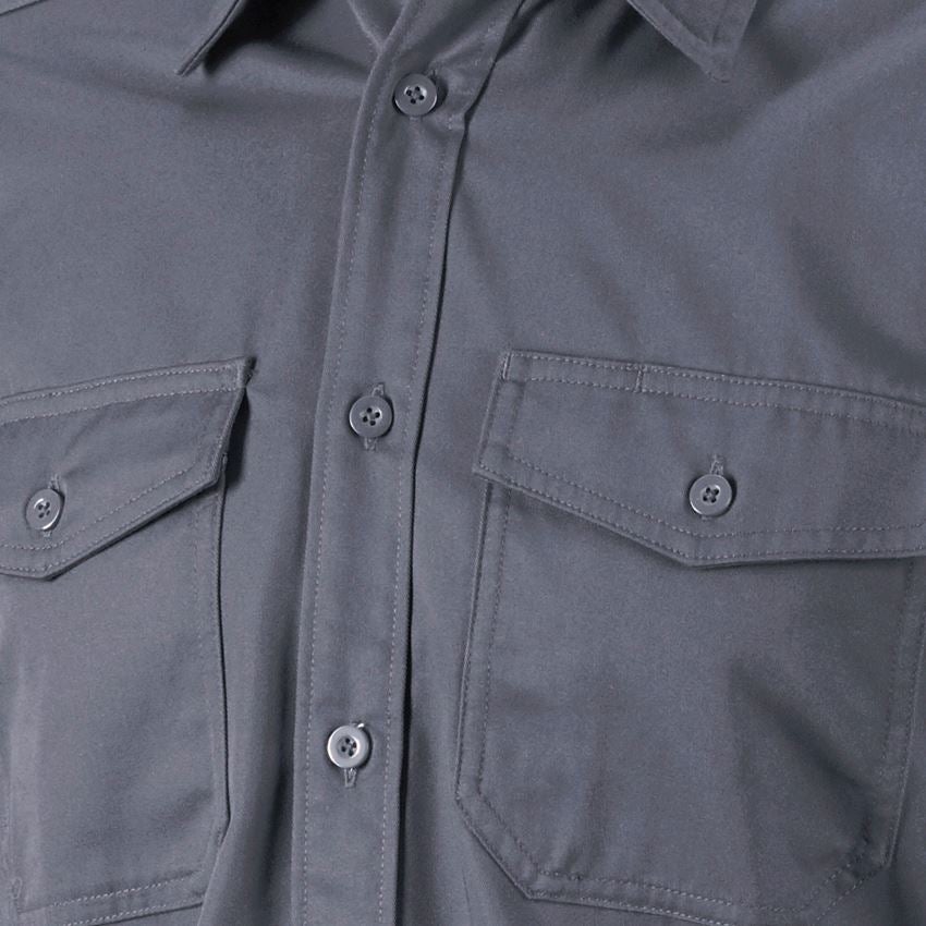 Överdelar: Arbetsskjorta e.s.classic, långärmad + grå 2