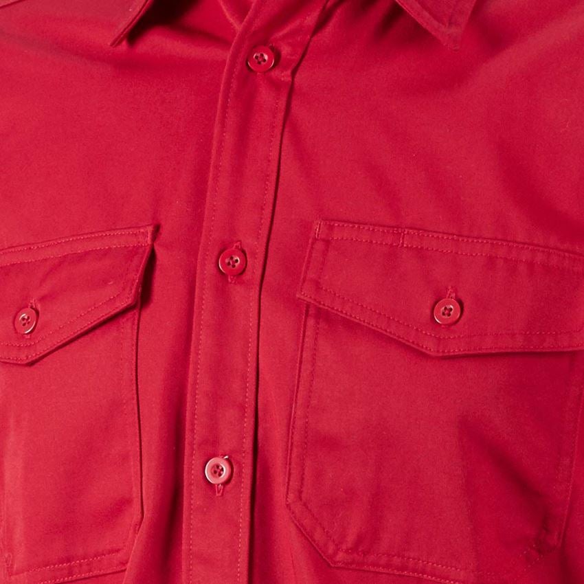 Överdelar: Arbetsskjorta e.s.classic, långärmad + röd 2