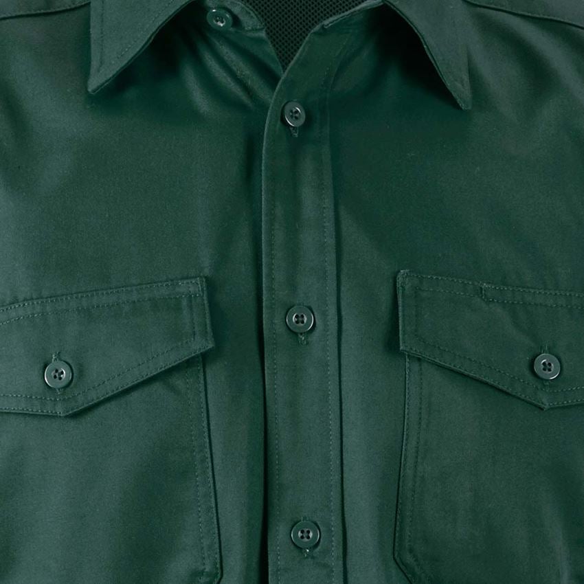 Snickare: Arbetsskjorta e.s.classic, kortärmad + grön 2
