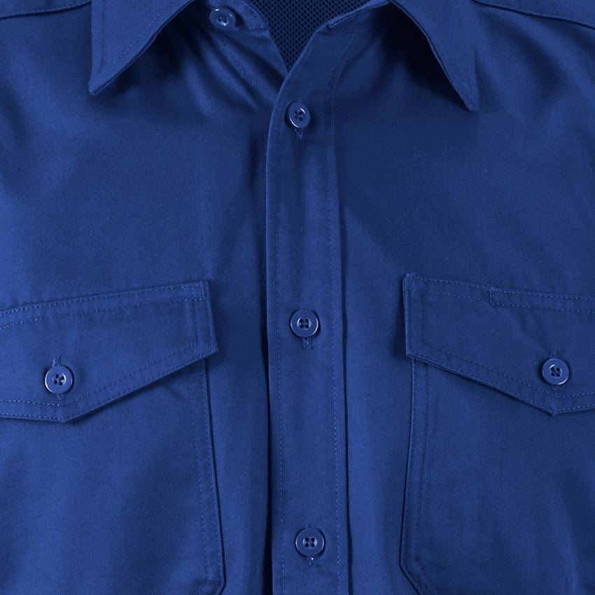 Snickare: Arbetsskjorta e.s.classic, kortärmad + kornblå 2