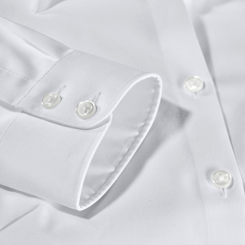 Topics: e.s. Business blouse cotton str. lad. regular fit + white 2