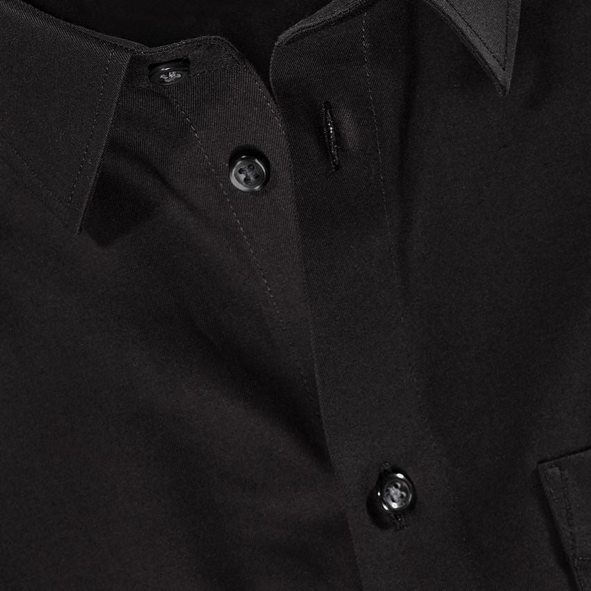 Teman: e.s. Kontorsskjorta cotton stretch, comfort fit + svart 3