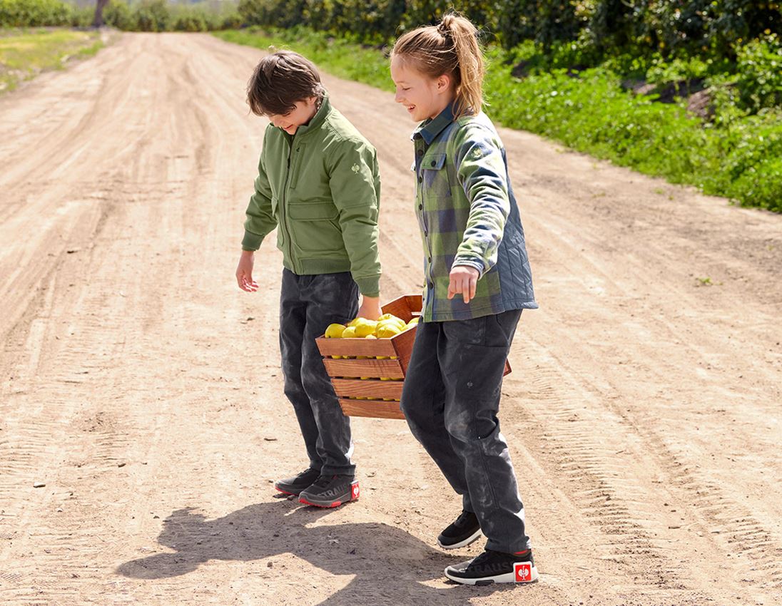 Överdelar: Allseason rutig skjorta e.s.iconic, barn + berggrön/oxidblå 6