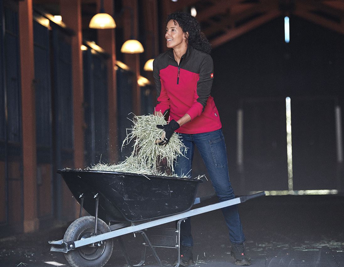 Gardening / Forestry / Farming: Fleece troyer e.s.motion 2020, ladies' + berry/graphite 1