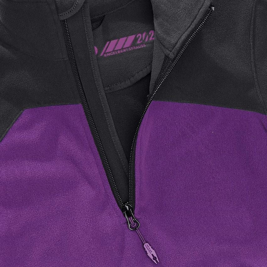 Plumbers / Installers: Fleece troyer e.s.motion 2020, ladies' + violet/graphite 2