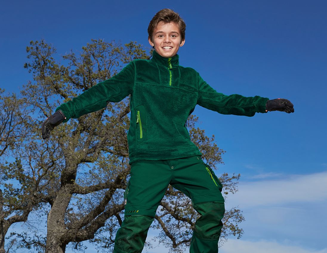 Överdelar: Troyertröja Highloft e.s.motion 2020, barn + grön/sjögrön 1