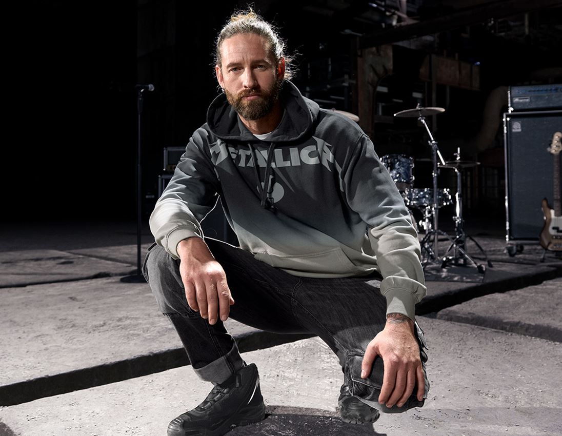 Samarbeten: Metallica cotton hoodie, men + svart/granit 1