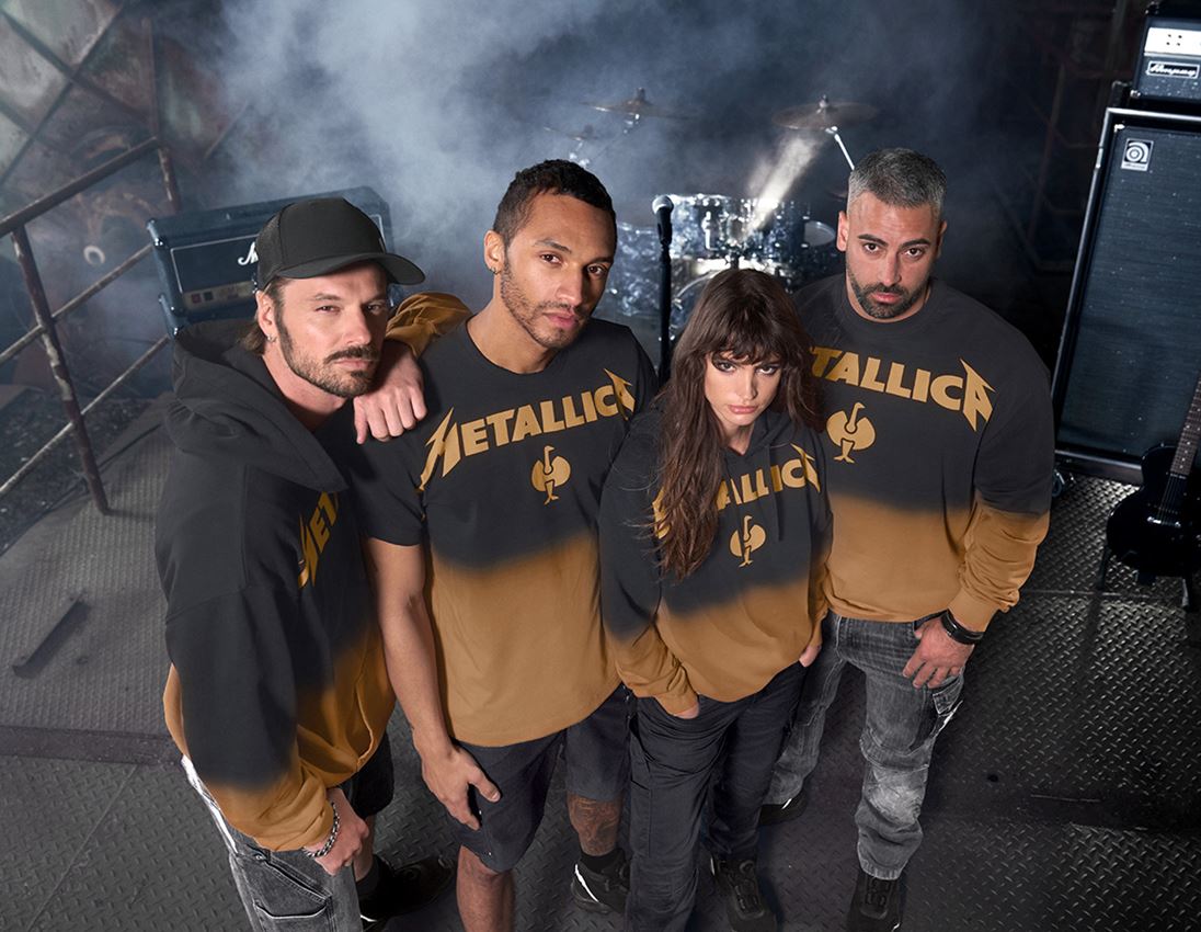 Överdelar: Metallica cotton hoodie, men + svart/rost 2