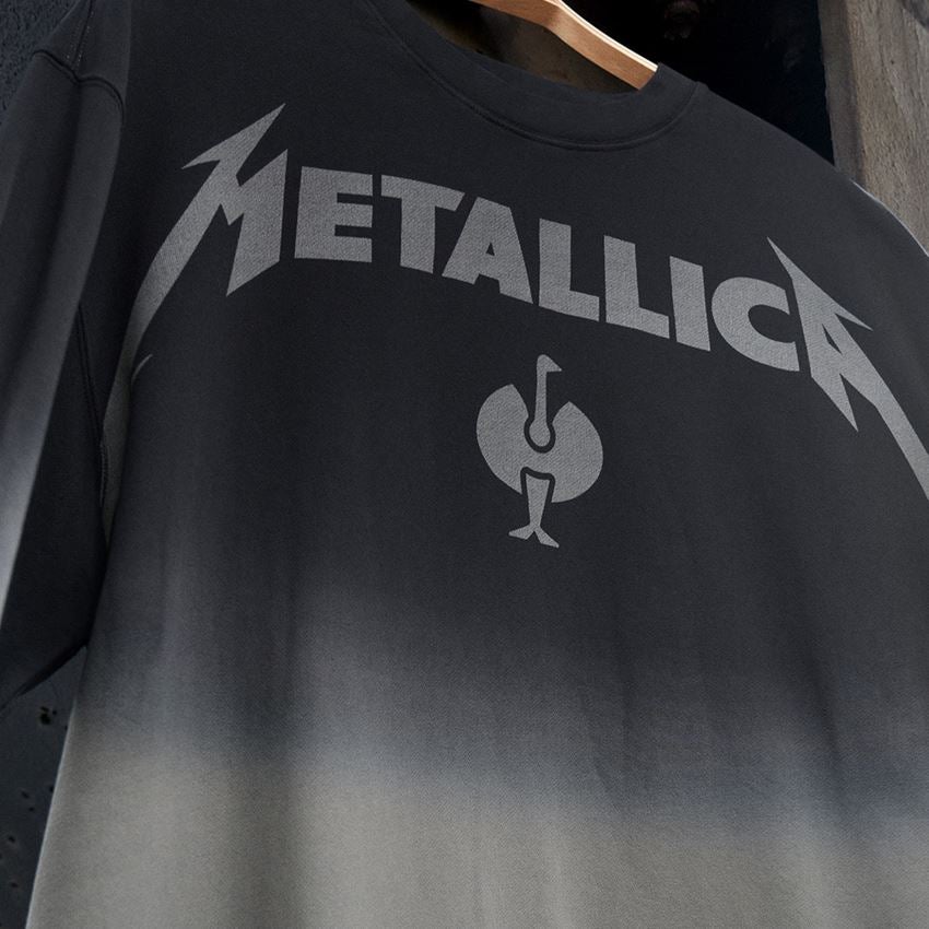 Samarbeten: Metallica cotton sweatshirt + svart/granit 2