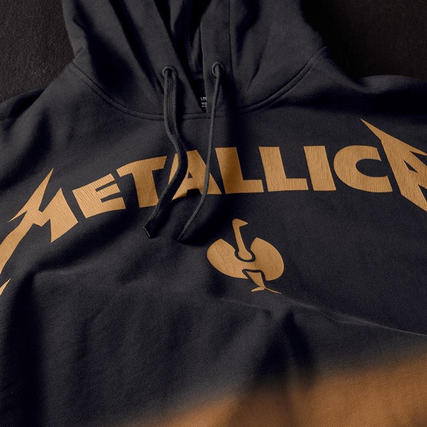 Överdelar: Metallica cotton hoodie, ladies + svart/rost 2