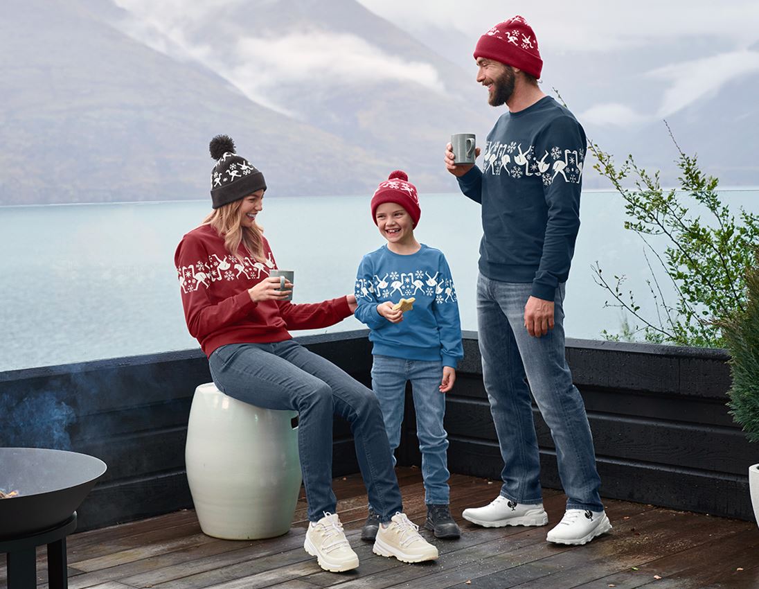 Accessoarer: e.s. Norge-sweatshirt, barn + baltikblå 1