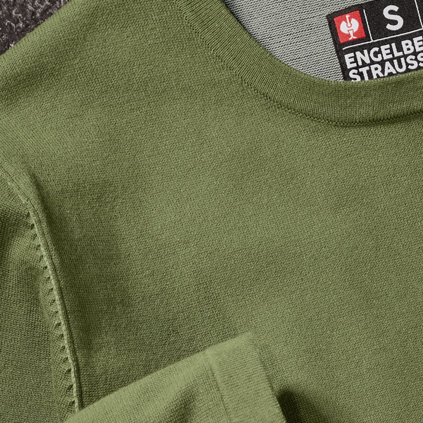 Överdelar: Stickad tröja e.s.iconic + berggrön 2