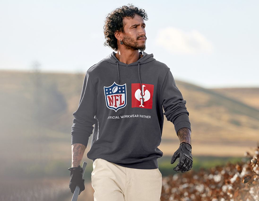 Samarbeten: NFL Hoodie cotton + karbongrå 3