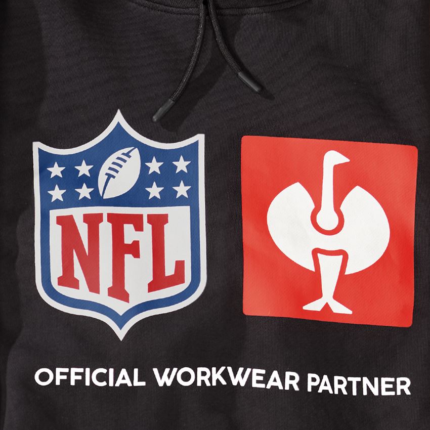 Samarbeten: NFL Hoodie cotton + svart 2