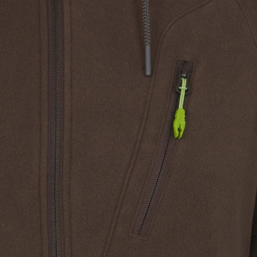 Plumbers / Installers: Hooded fleece jacket e.s.motion 2020 + chestnut 2