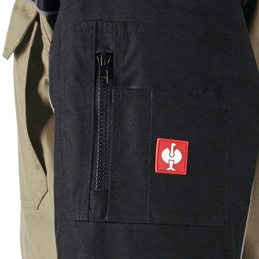 Work Jackets: Pilot jacket e.s.image  + khaki/black 2