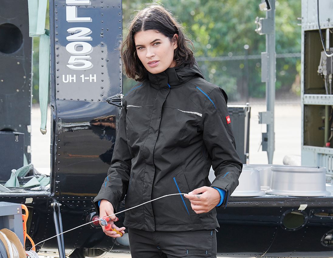 Plumbers / Installers: 3 in 1 functional jacket e.s.motion 2020, ladies' + graphite/gentianblue