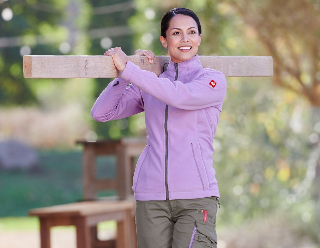 Gardening / Forestry / Farming: 3 in 1 functional jacket e.s.motion 2020, ladies' + stone/lavender 1