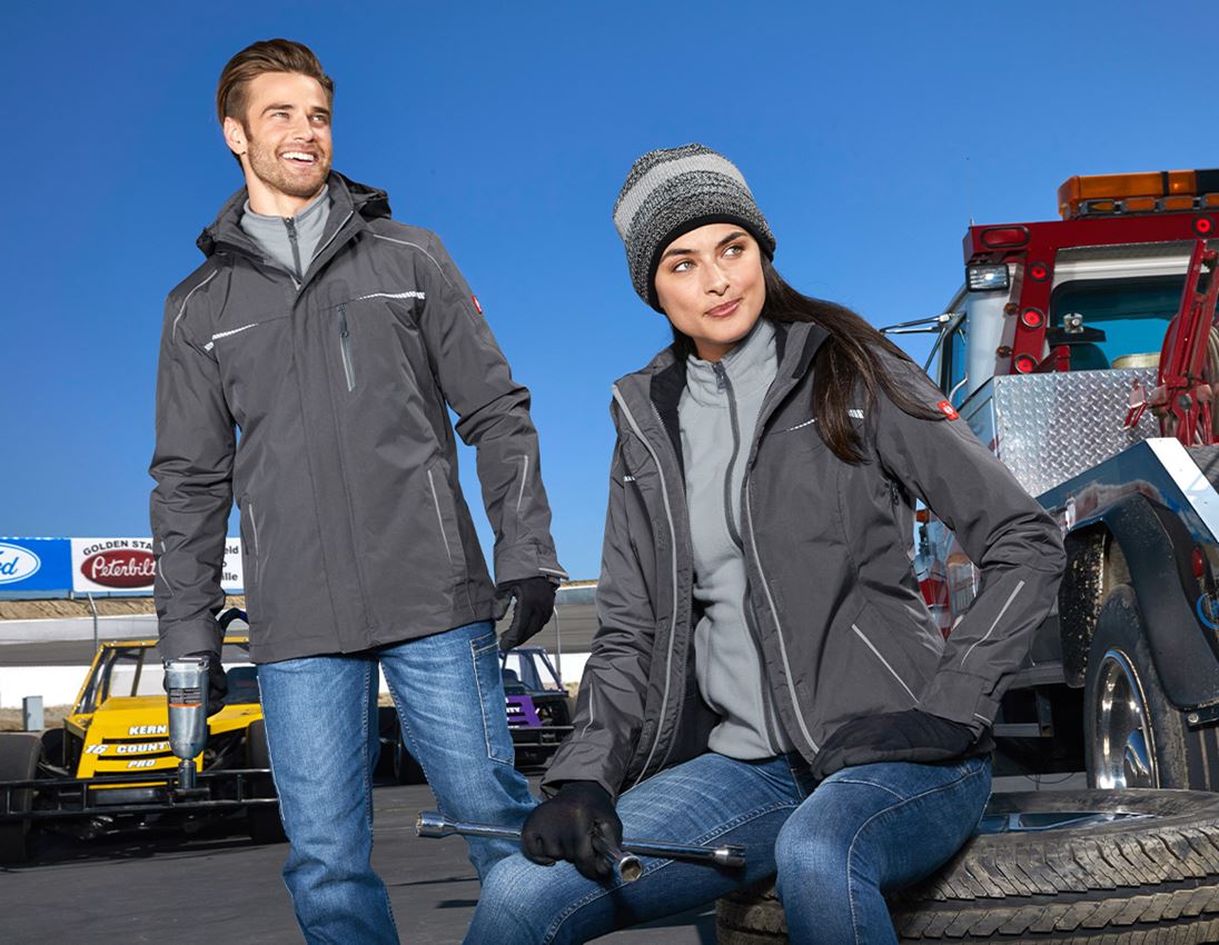 Cold: 3 in 1 functional jacket e.s.motion 2020, ladies' + anthracite/platinum 1
