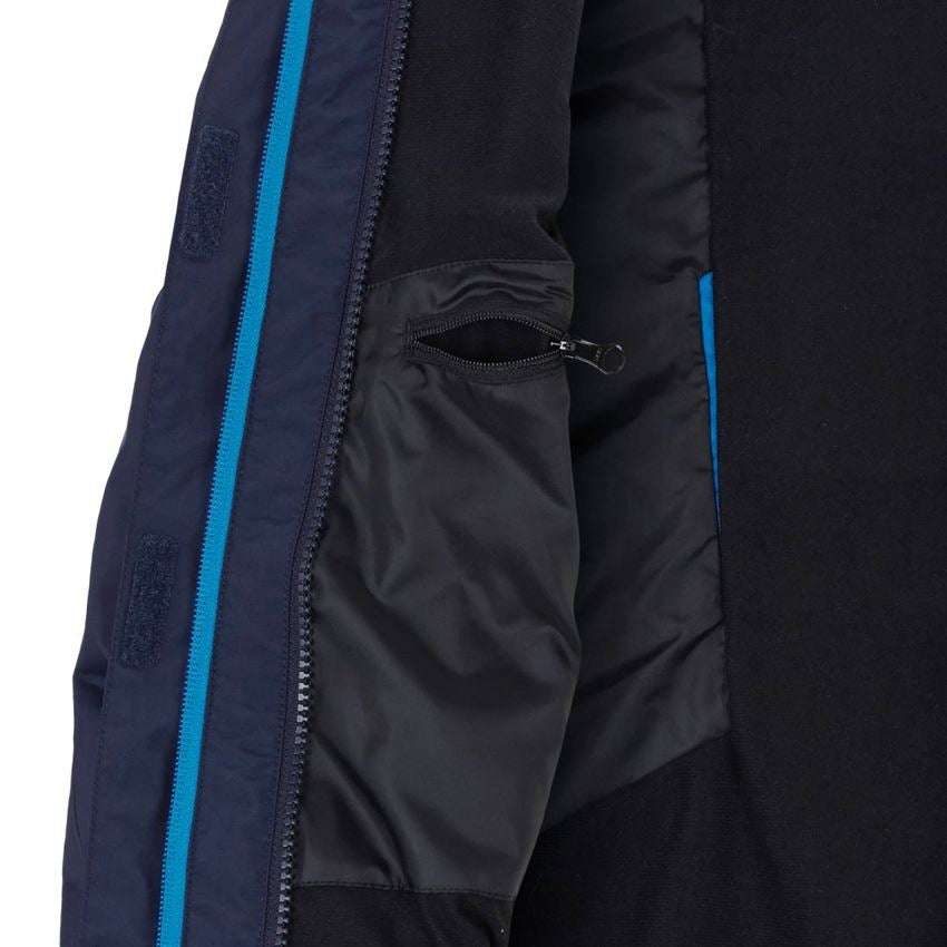 Plumbers / Installers: 3 in 1 functional jacket e.s.motion 2020, ladies' + navy/atoll 2
