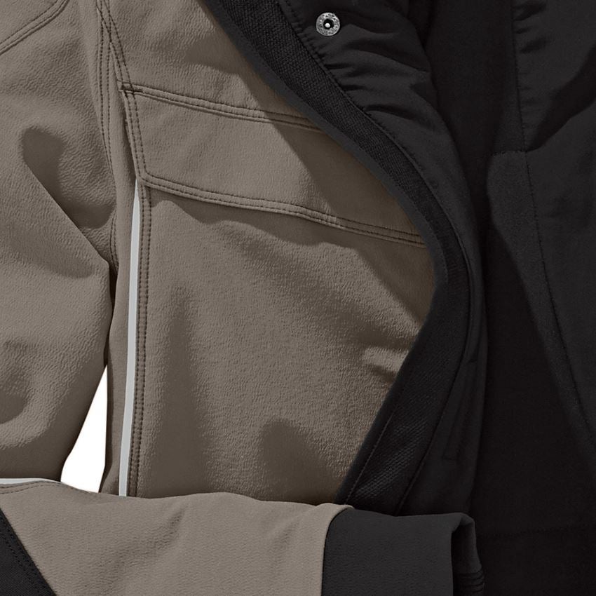 Work Jackets: Winter functional jacket e.s.dynashield + stone/black 2