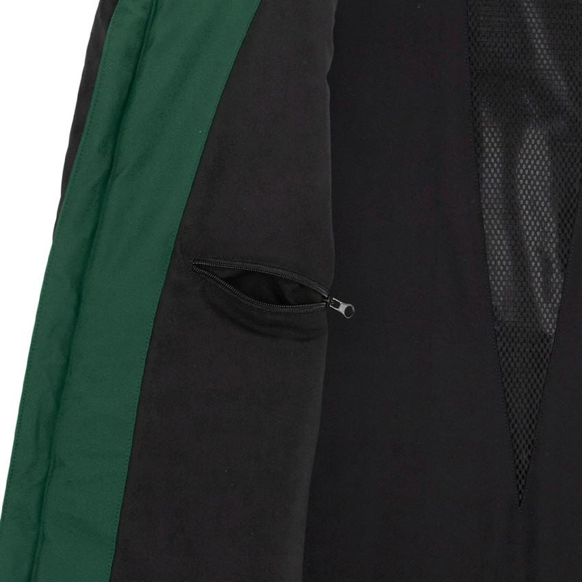 Gardening / Forestry / Farming: Winter softshell jacket e.s.vision + green/black 2