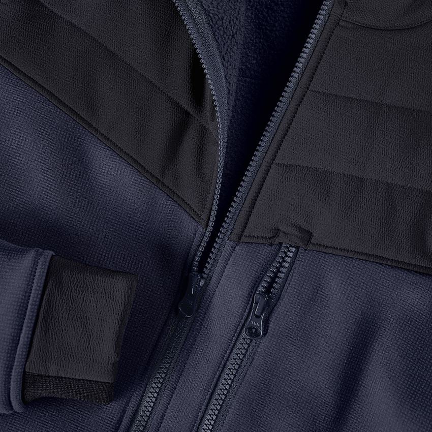 Work Jackets: Jacket thermaflor e.s.dynashield + pacific/black 2