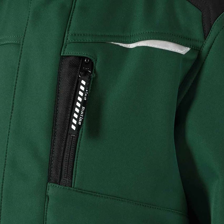 Jackets: Children's softshell jacket e.s.motion + green/black 2