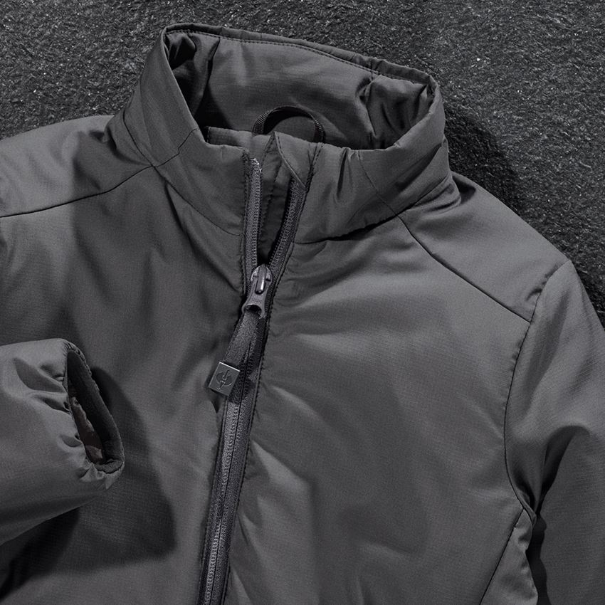 Jackets: e.s. Padded jacket CI, children's + anthracite 2
