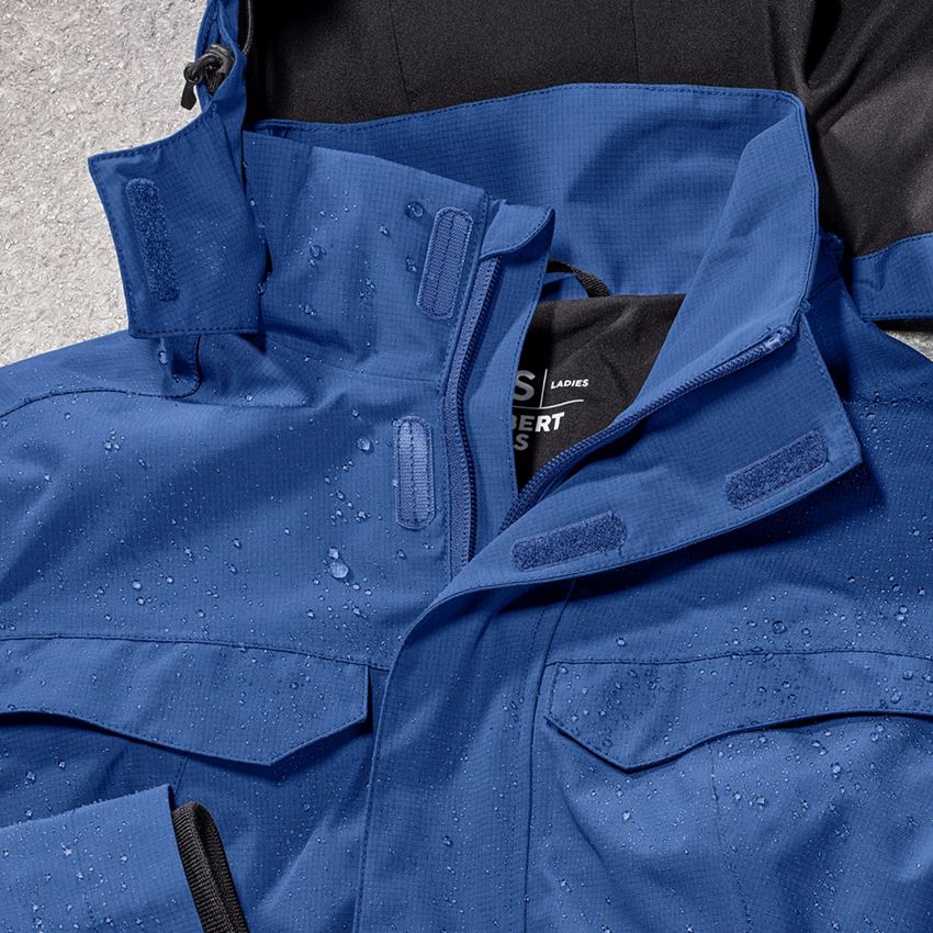 Work Jackets: Rain jacket e.s.concrete, ladies' + alkaliblue 2