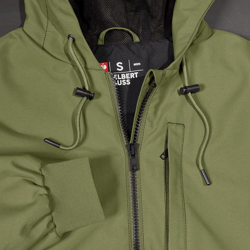 Work Jackets: Hooded jacket e.s.iconic + mountaingreen 2