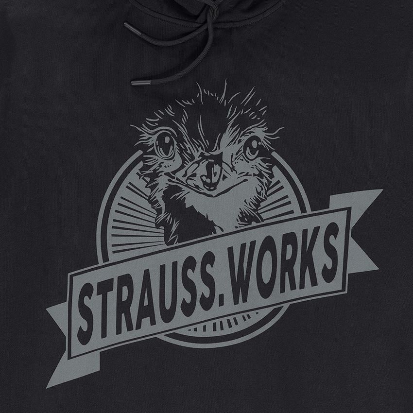 Överdelar: Hoody-Sweatshirt e.s.iconic works + svart 2