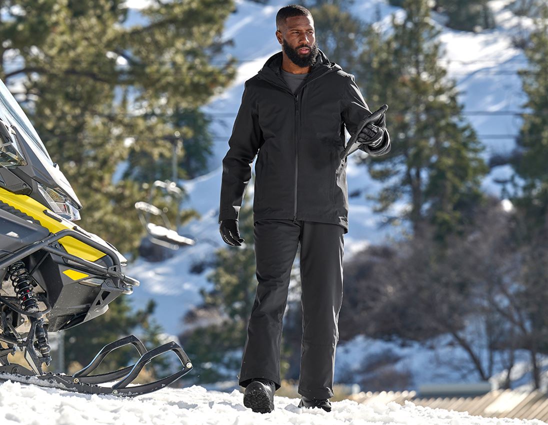 Work Jackets: 3 in 1 functional jacket e.s.trail snow + black 2