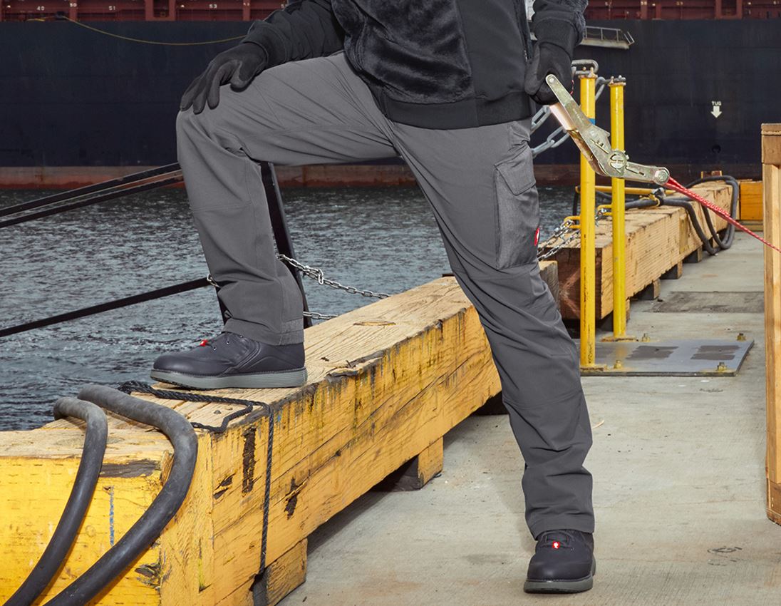 Plumbers / Installers: Functional cargo trousers e.s.dynashield solid + anthracite