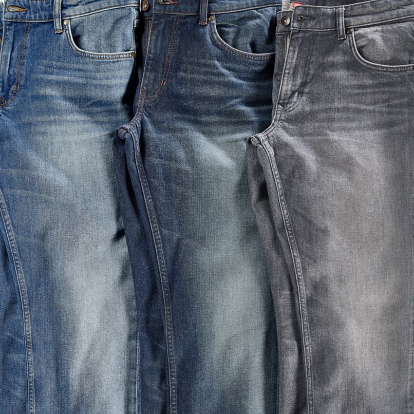 Topics: e.s. 5-pocket stretch jeans, straight + mediumwashed 2
