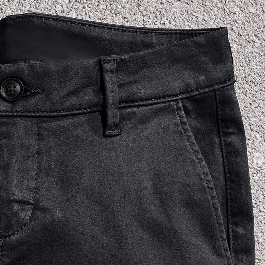 Topics: e.s. 5-pocket work trousers Chino, ladies' + black 2